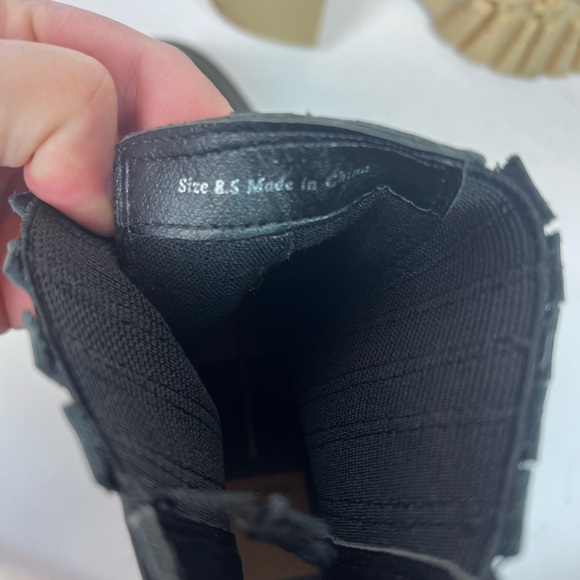 Dolce Vita Caster H2O Booties in Black Leather Anthropologie - Picture 6 of 14